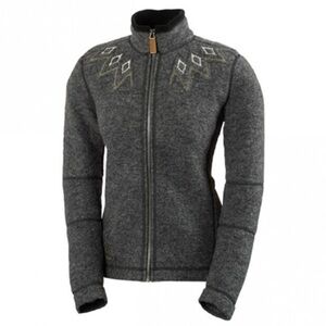 66 North Kaldi Sweater Jacket Women’s Size L Ash Grey NWOT Icelandic Gorgeous